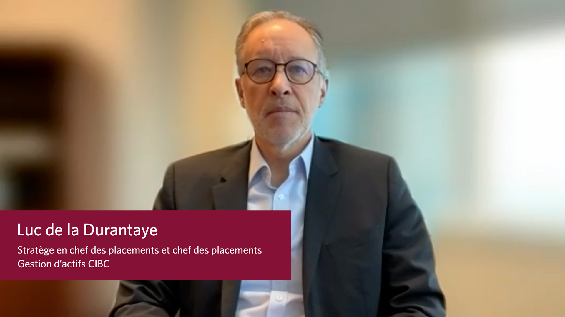Luc de la Durantaye parle.