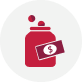 Money jar icon