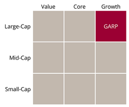 Large-cap growth with GARP