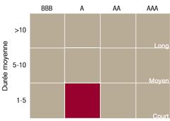 La boîte de style de placement est une représentation graphique des catégories de placement dans lesquelles un gestionnaire de placements investit.