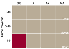 La boîte de style de placement est une représentation graphique des catégories de placement dans lesquelles un gestionnaire de placements investit.